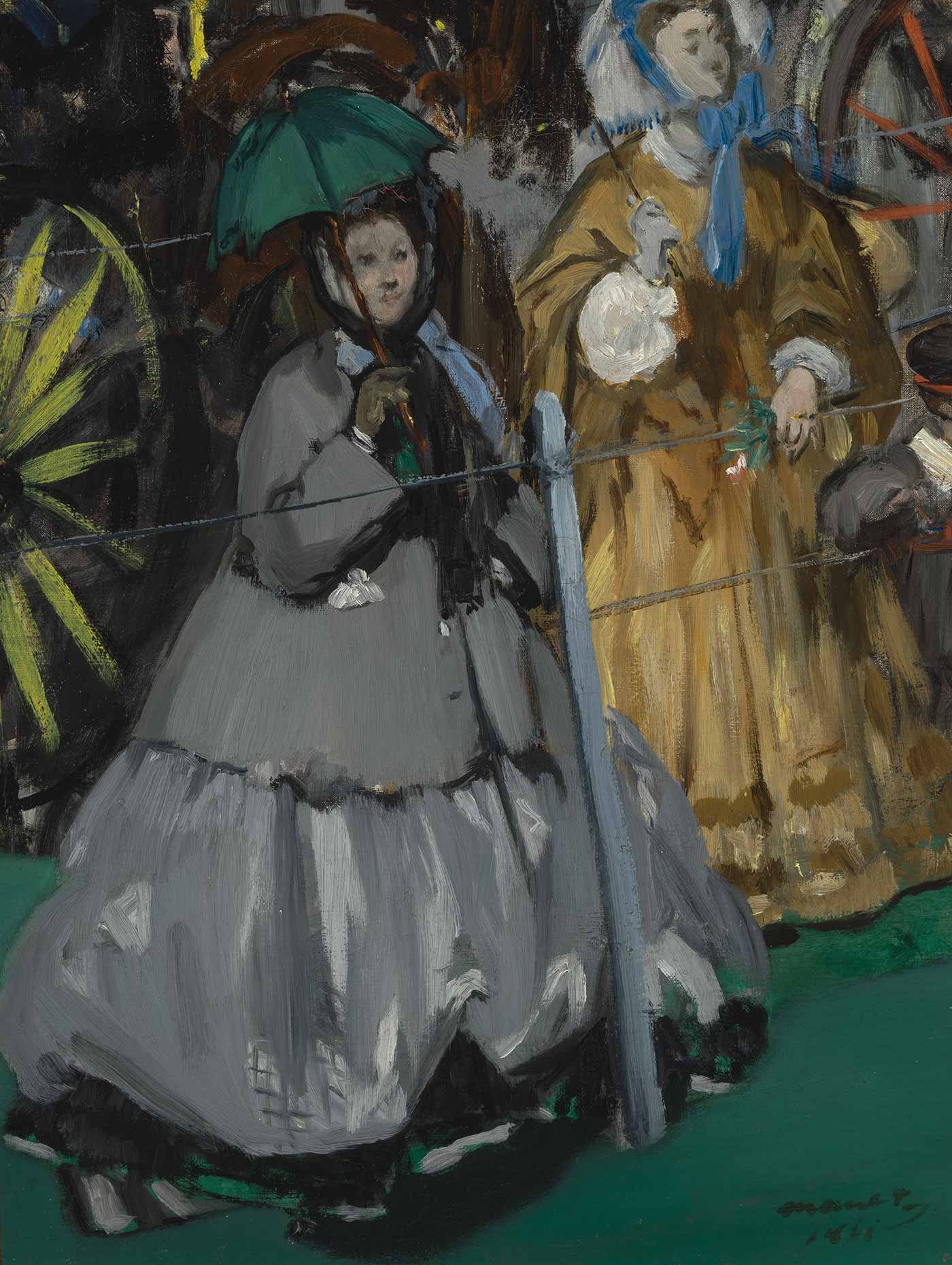 エドゥアール・マネ 《競馬場の女性たち》 1866年